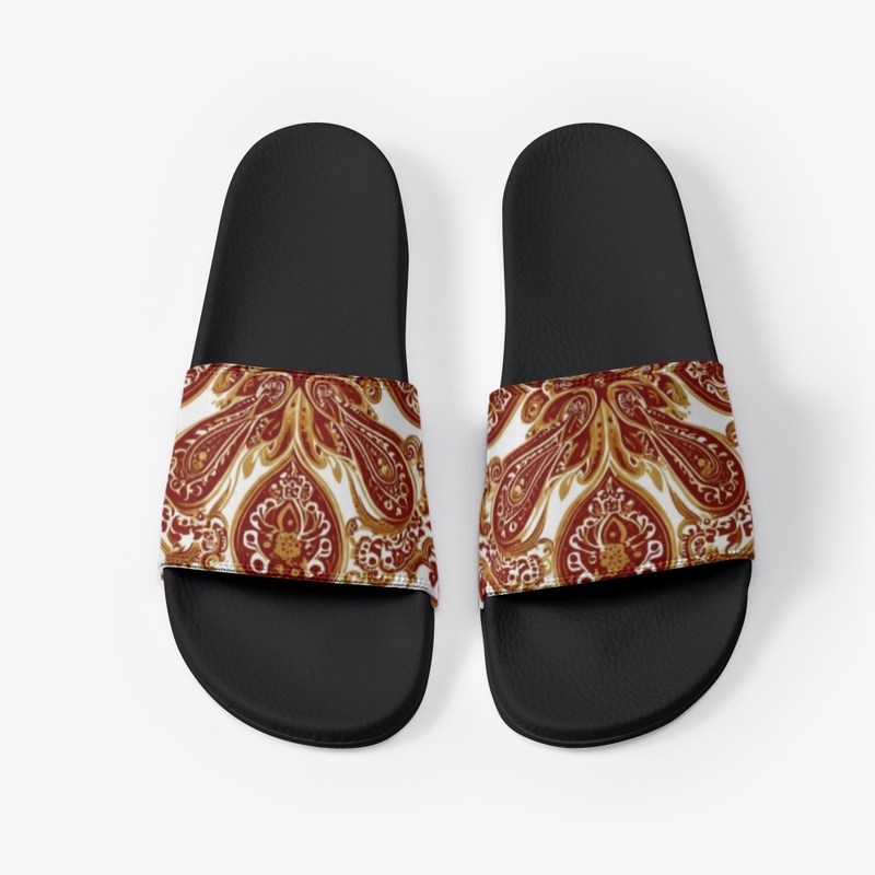 KCizzle Red Paisly Print Collection