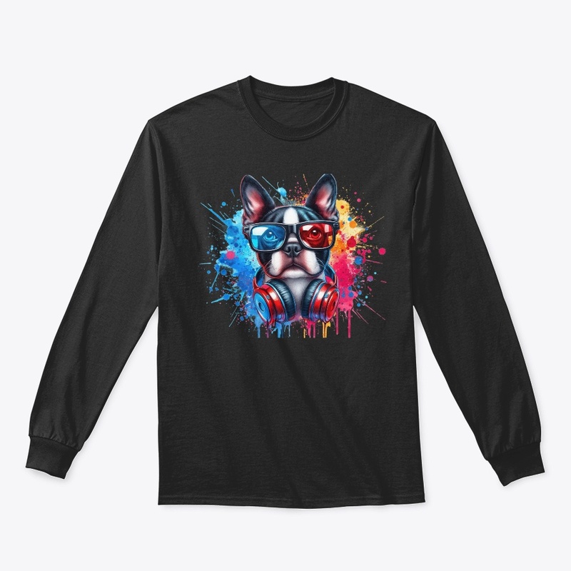 3D Boston Terrier 3