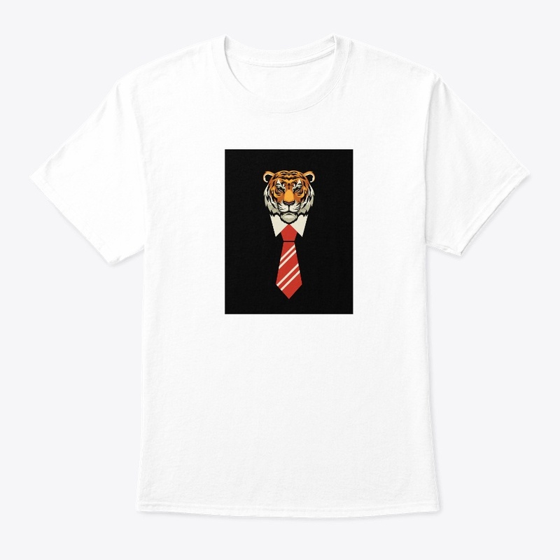 Black hoodie with tiger graphics 