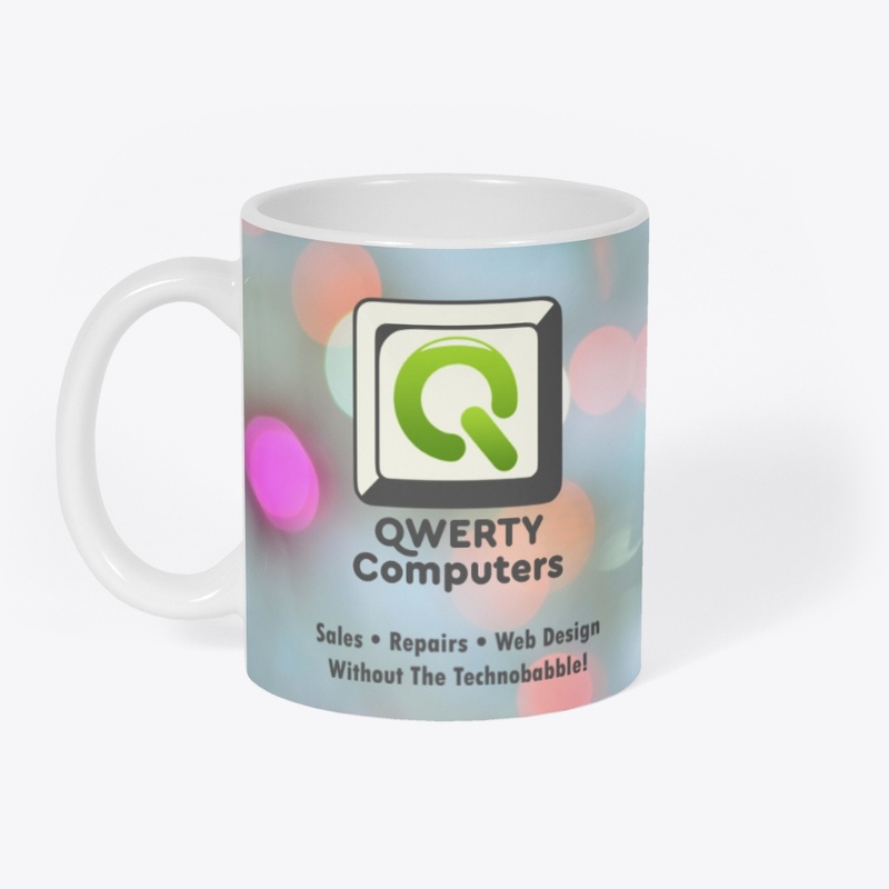 QWERTY Computers Coffee Mug - Colourful