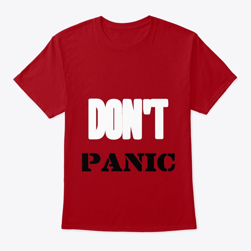 Don't Panic Vintage Distressed ironic 