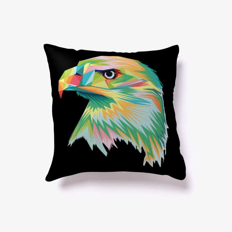 Colorful Eagl’s Head Pop art style 