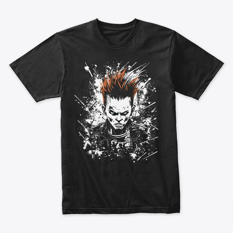 Fiery Anime Hair T-Shirt