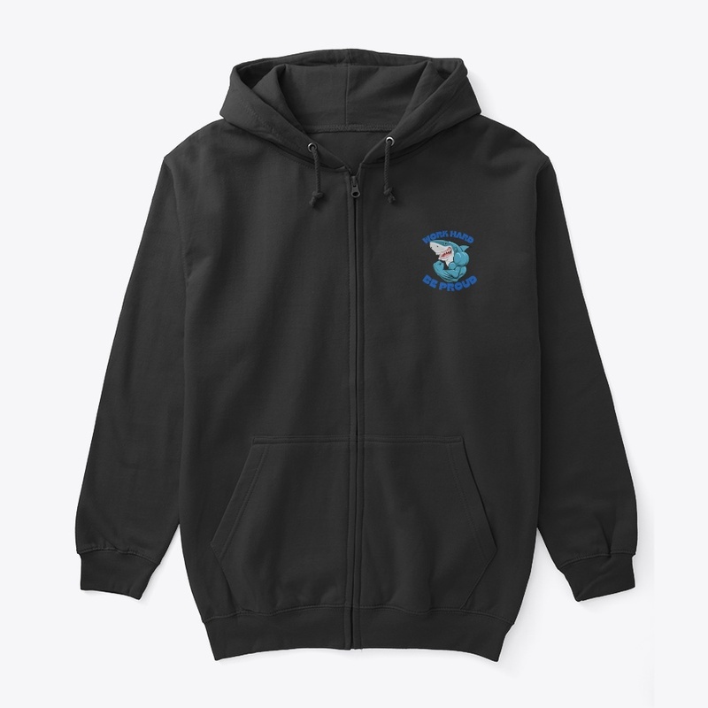 gym motivation shark design