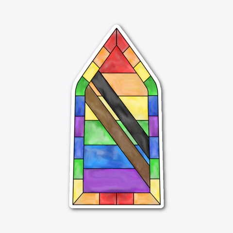 Stained Glass Pride Window Standard T-Shirt Front