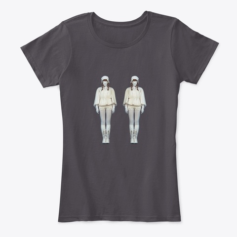 Danseuse Duo Heathered Charcoal  áo T-Shirt Front