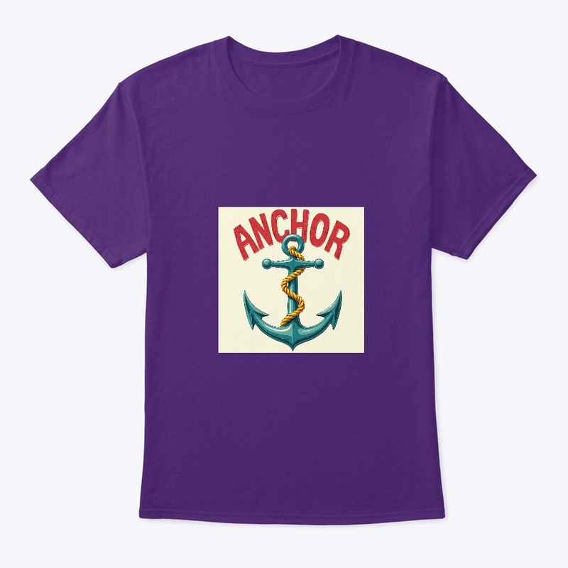 Vintage Anchor T-Shirt|Nautical Graphic