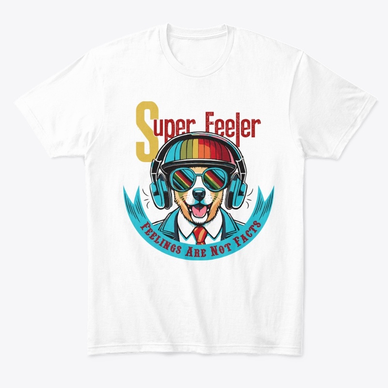 Cute Dog with Rainbow Sunglass T-Shirt