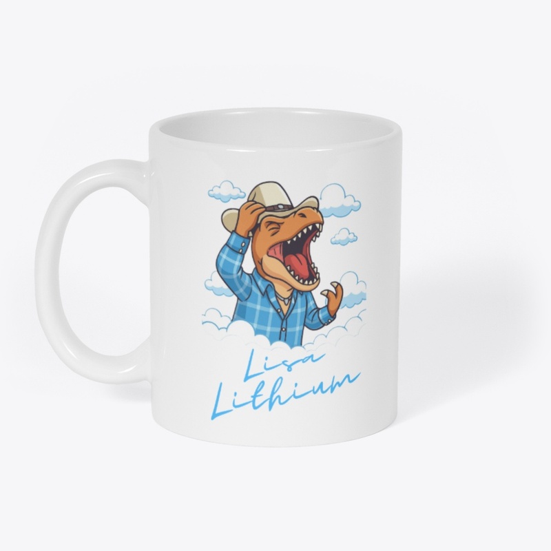 Screaming Dinos Ceramic Mug