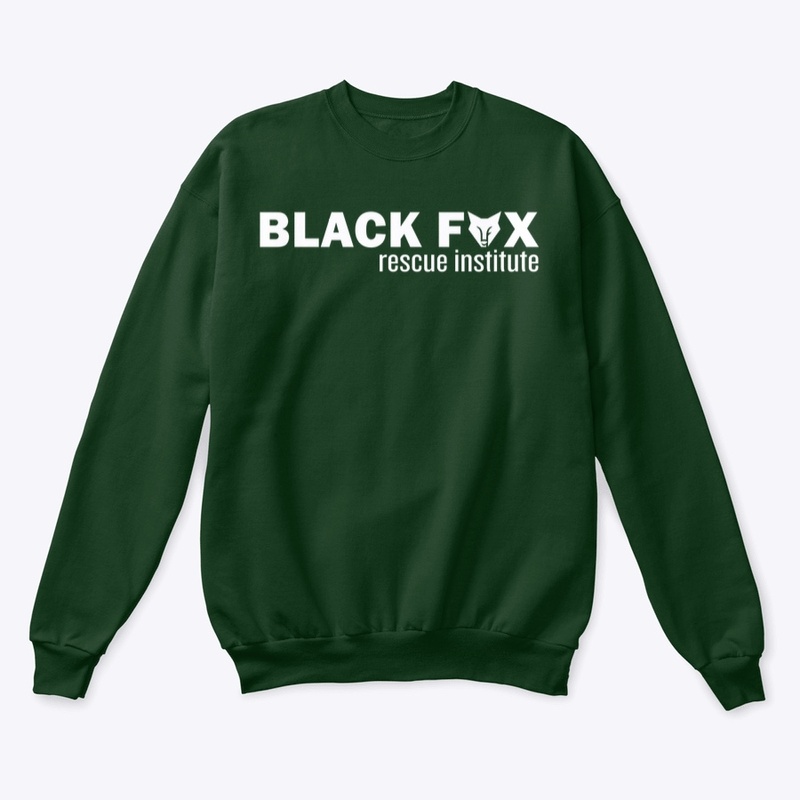 Black Fox Rescue Institute (White Logo)