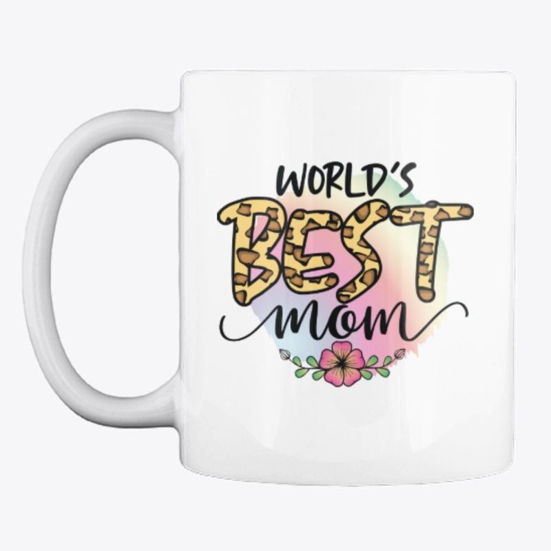Worlds Best Mom Watercolor
