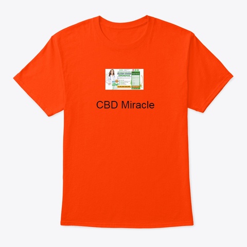 Reviews For Cbd Miracle Pain Patch Orange T-Shirt Front