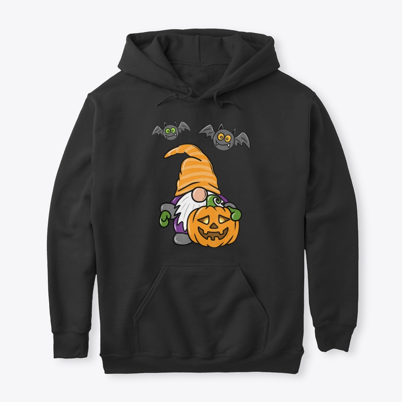 Gnome Pumpkin Funny Bat Jack O Lantern H