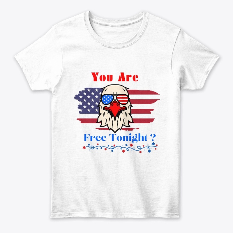 Patriotic Bald Eagle Tshirt 4th of July