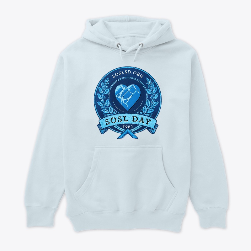SOSL day hoodie V1 in pottery blue