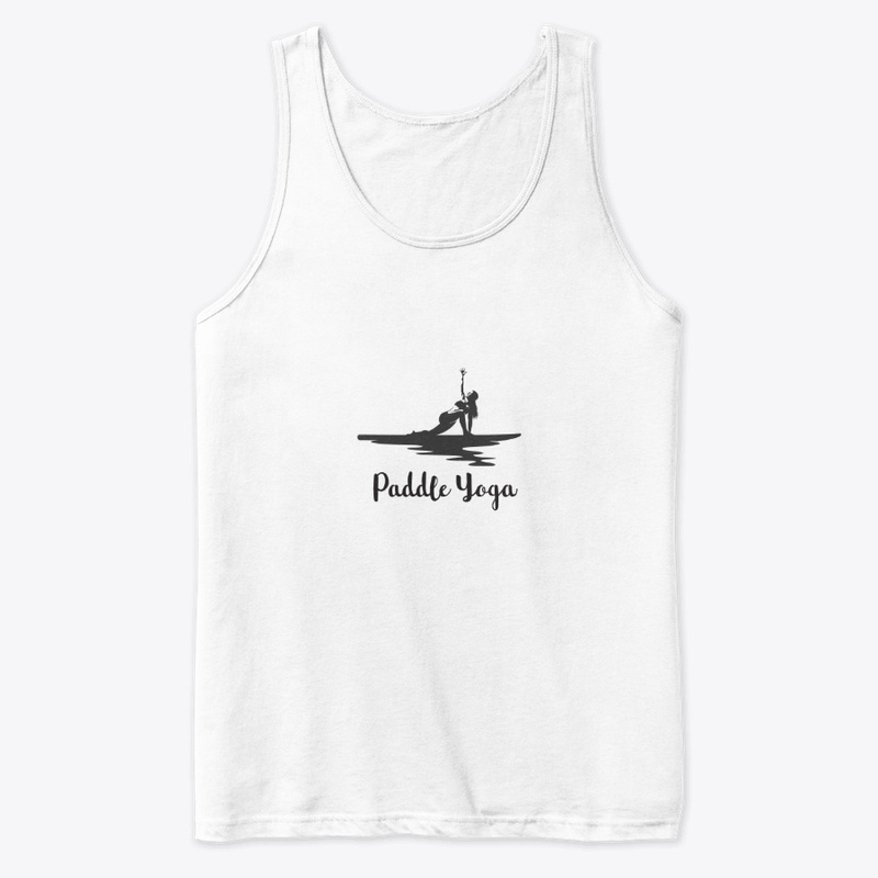 SUP, paddle board yoga woman silhouette