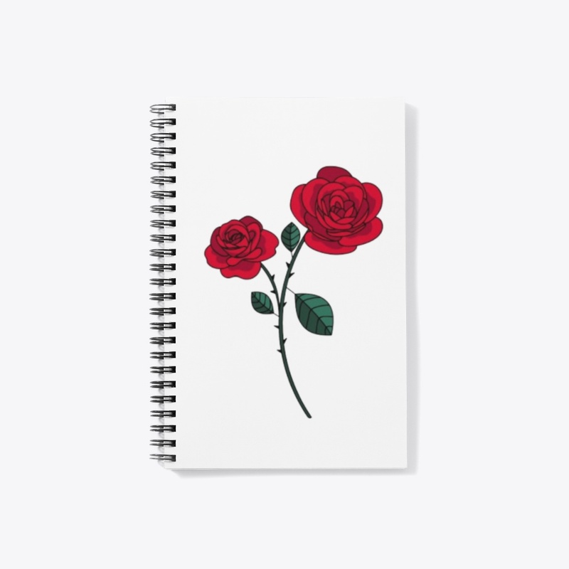 Elegant Red Rose  Art T-Shirt for Women