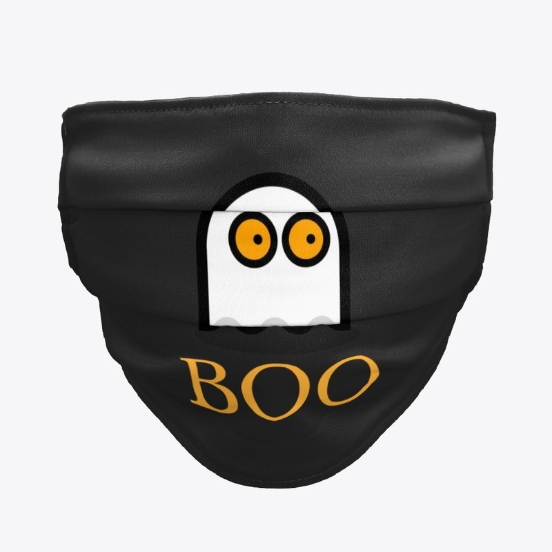 Halloween Face Mask (Ghost#3a)