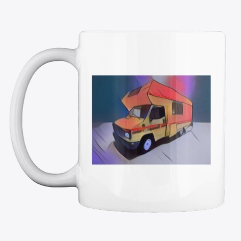 Mug Citroën C25 Camping Car White T-Shirt Front