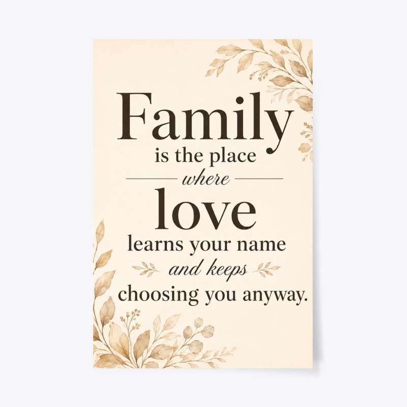 Love Learns Your Name Print