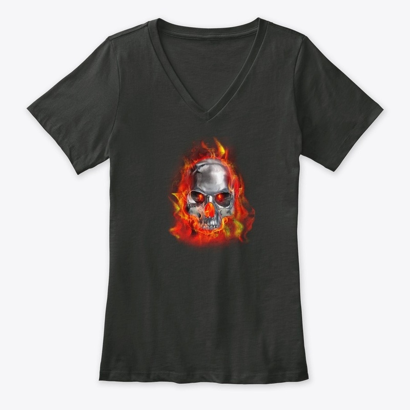 Flaming Skull