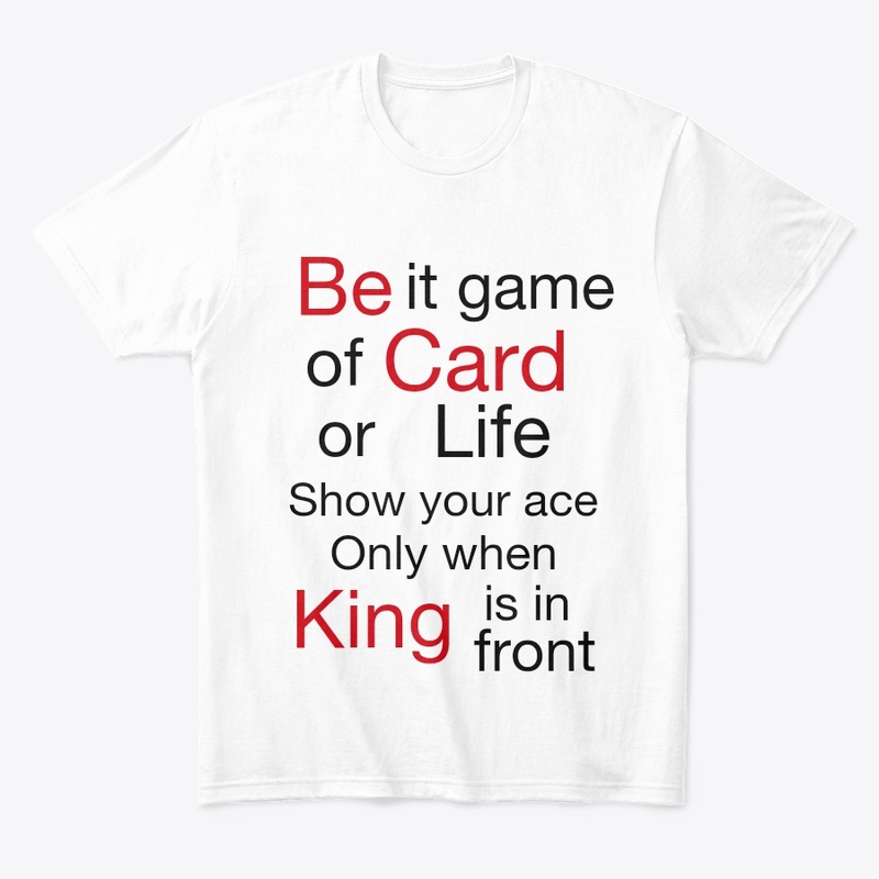 Printed quotes mens round  t - shirt 