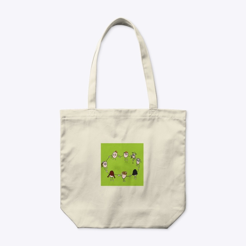 Let's make circle of eggs tote bags