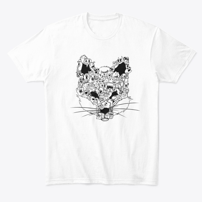 Fox doodle White Shirt/Hoodie