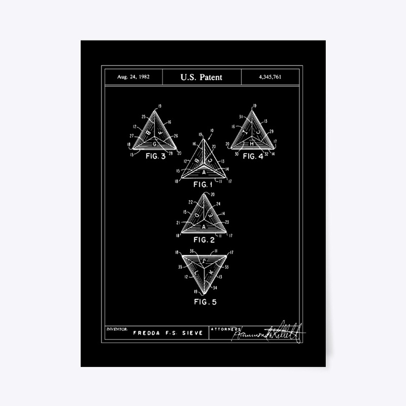 D4 Patent Drawing (White)
