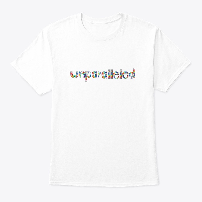 Unparalleled Splatter Letter tee