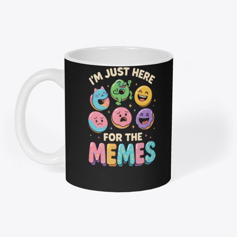 Funny Donut Meme Cartoon Emojis