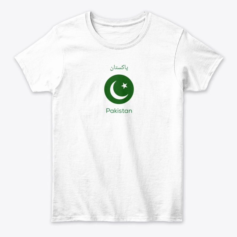 Pakistan Crescent and Star W/ Urdu