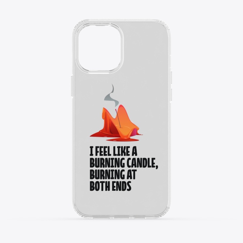 Burning candle - iPhone cover