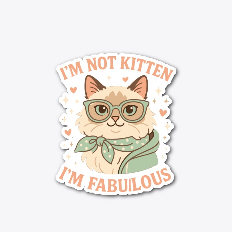 I’m Not Kitten Quote Tee