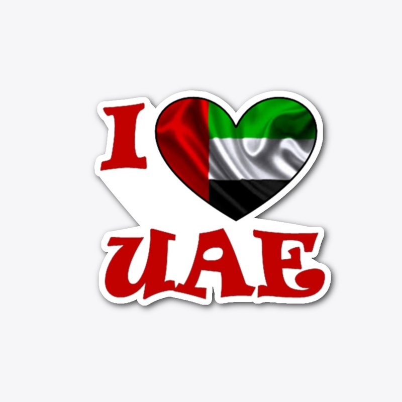 I love UAE T-shirt design