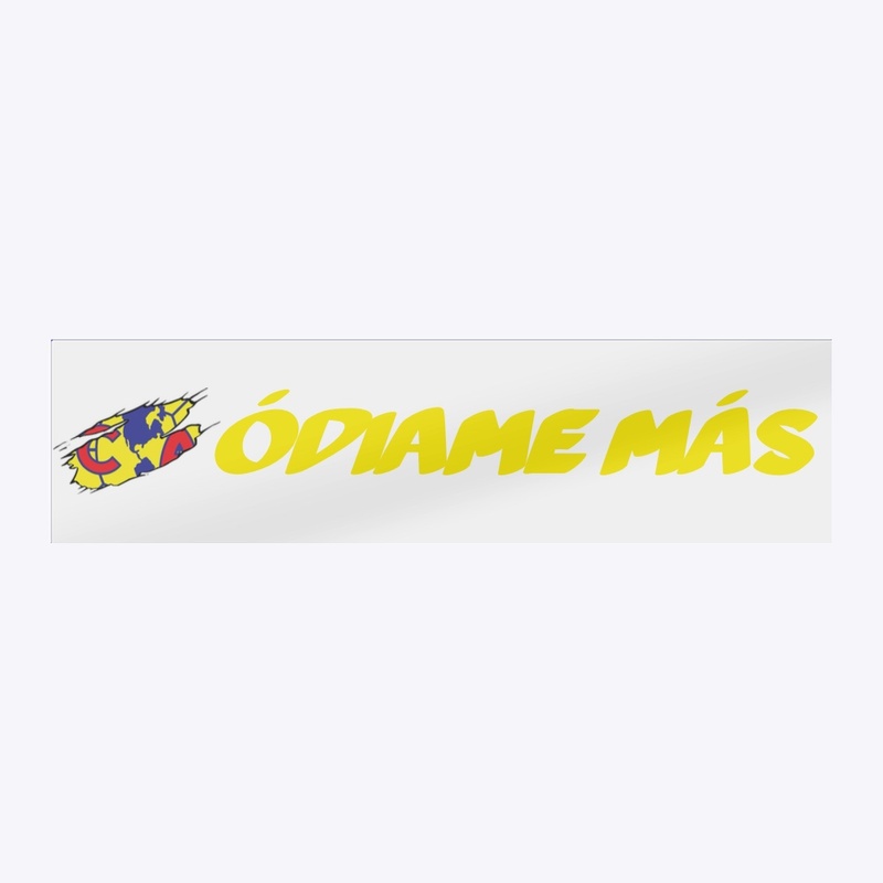 ÓDIAME MÁS STICKER