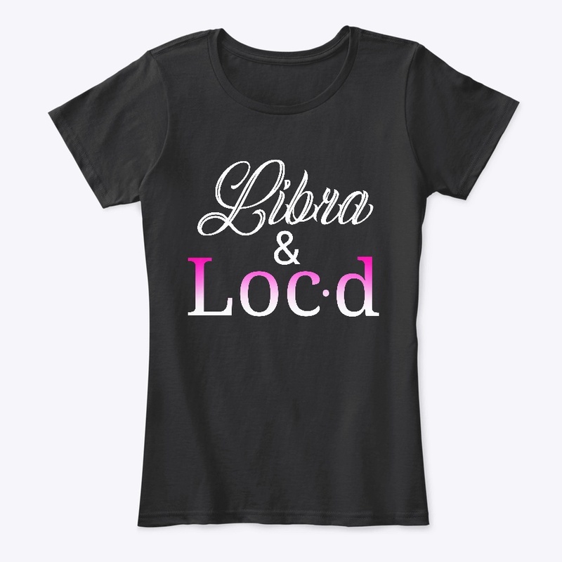 Libra & loc'd zodiac tee shirt