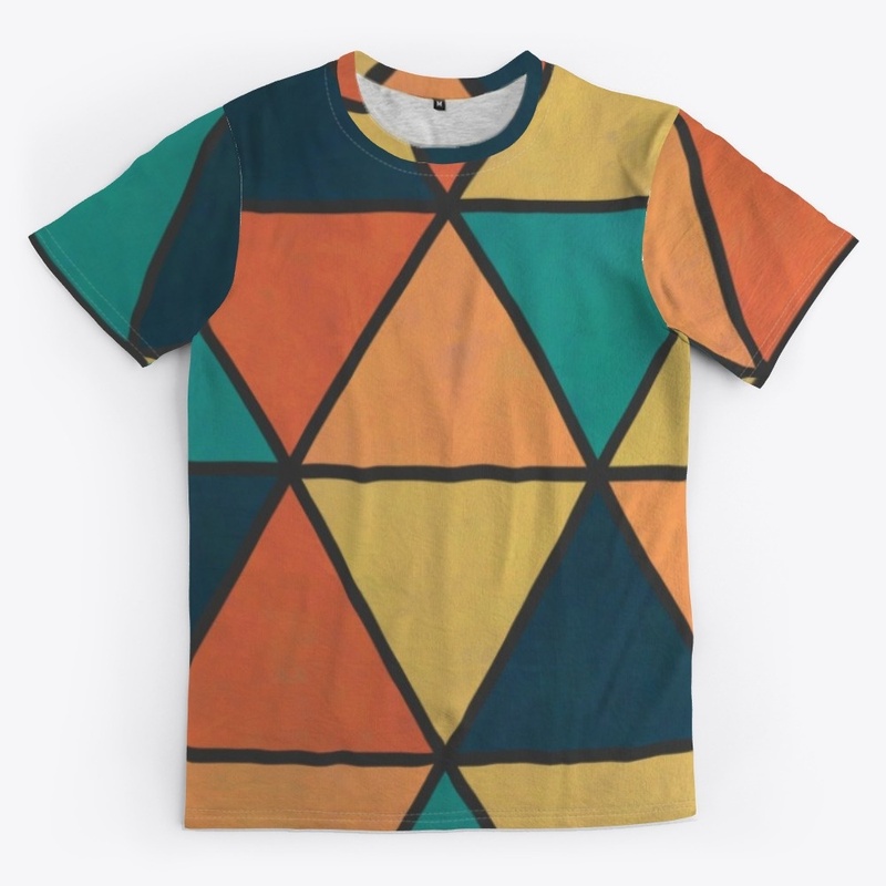 Colorful Triangle Abstract Pattern