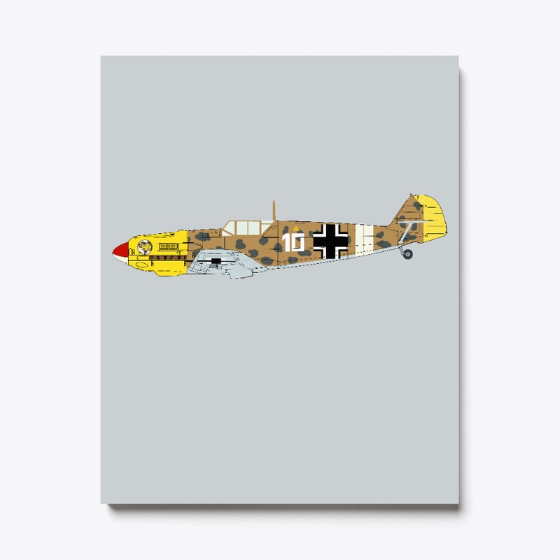 Bf109E-7 Afrika Tropical Camo Warbird