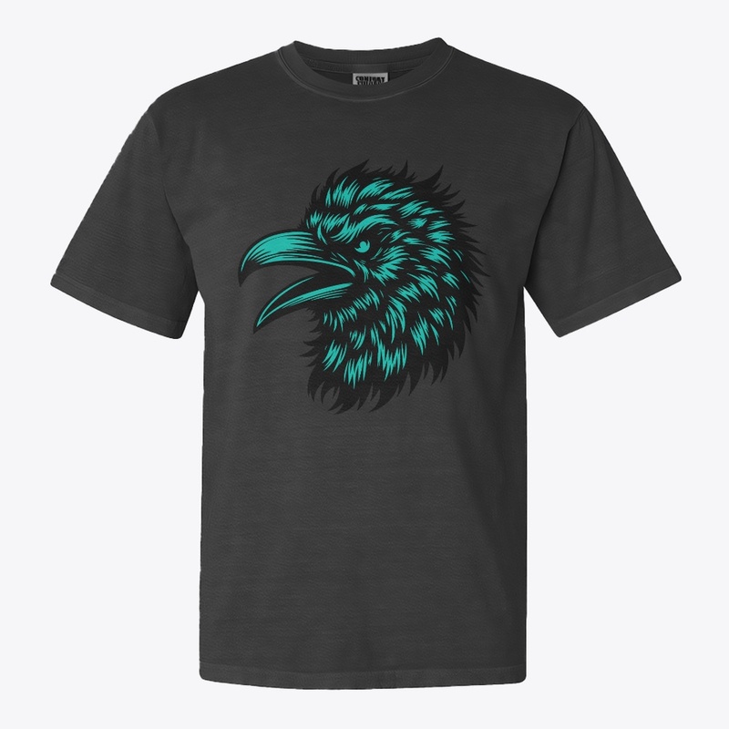 Majestic Crow Head Graphic