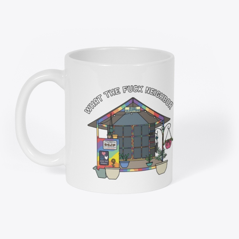 WTF Neighbor Mug