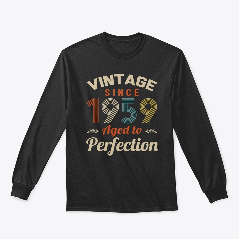 Vintage Since 1959 Birthday T-Shirt Gift