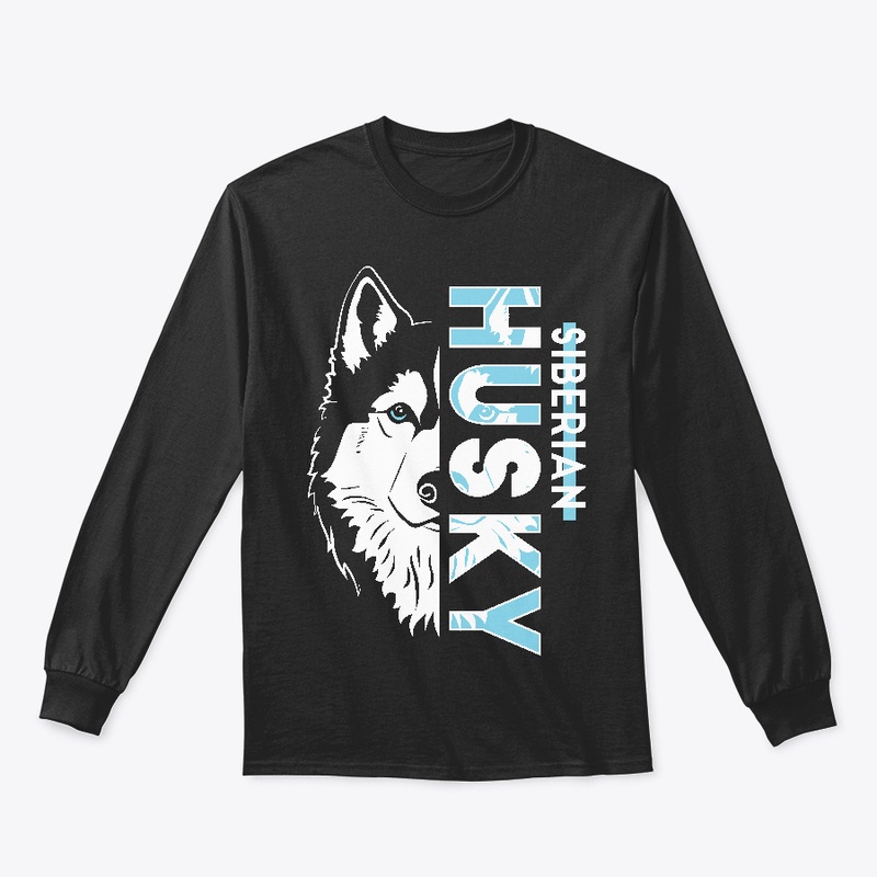 Beautiful Siberian Husky back and front