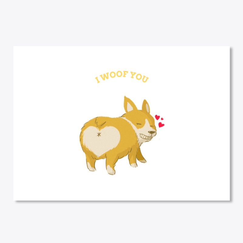 Human: i love u . Dog: i woof you