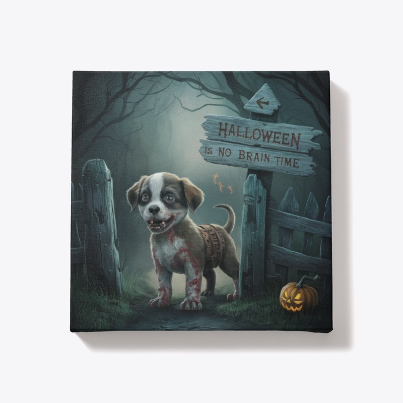 Zombie Dog Art - Perfect Halloween Gift