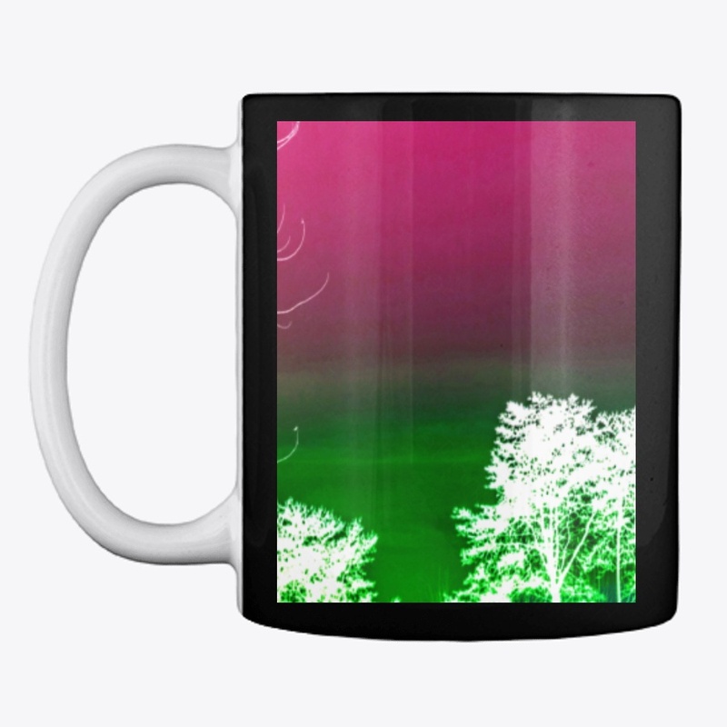 pink neon sky pattern