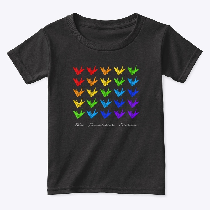 The Timeless Crane Large Origami Rainbow