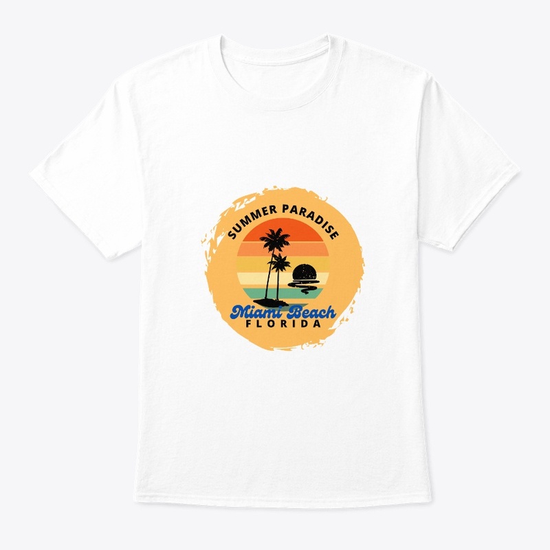 Miami Beach Summer Paradise T-Shirt