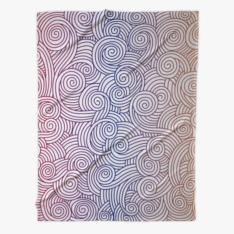 Fleece Blanket Doodle