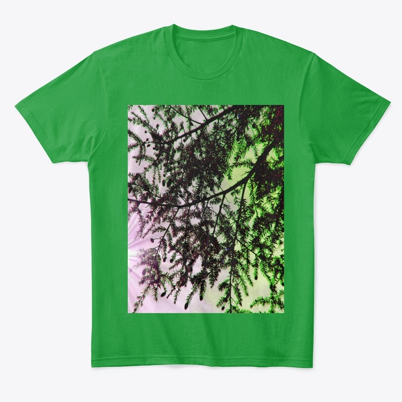 green and pink tree 